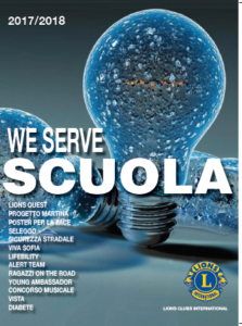 I Lions vanno a Scuola 'We serve Scuola'
