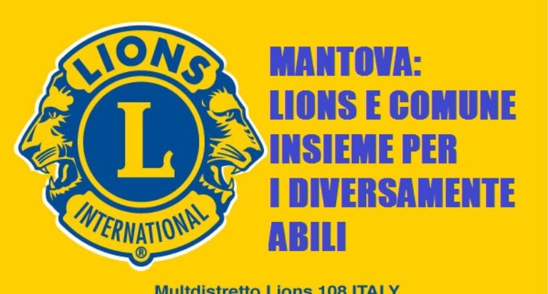 lions mantova parcheggi handicap
