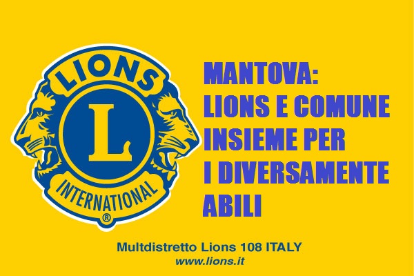 lions mantova parcheggi handicap