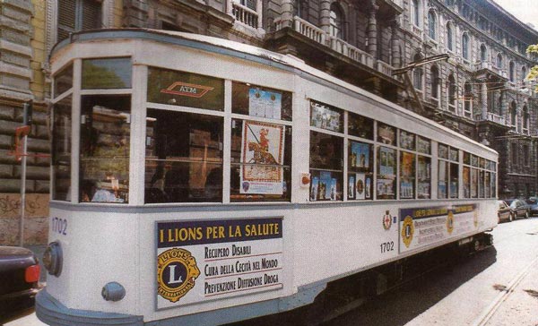 lions milano tram comunicazione