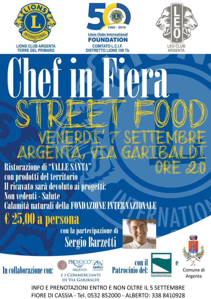 lions club argenta chef in fiera 2018