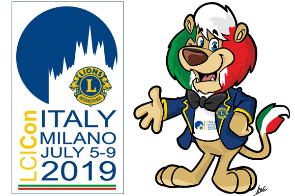 convention lions milano 2019 leonardo mascotte