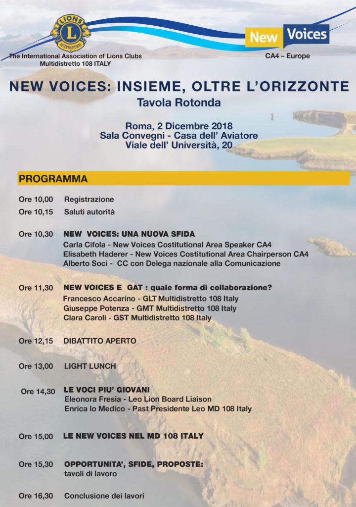 new voices lions