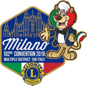 convention lions milano 2019 pin