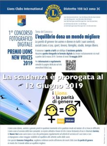 concorso fotografico lions new voices