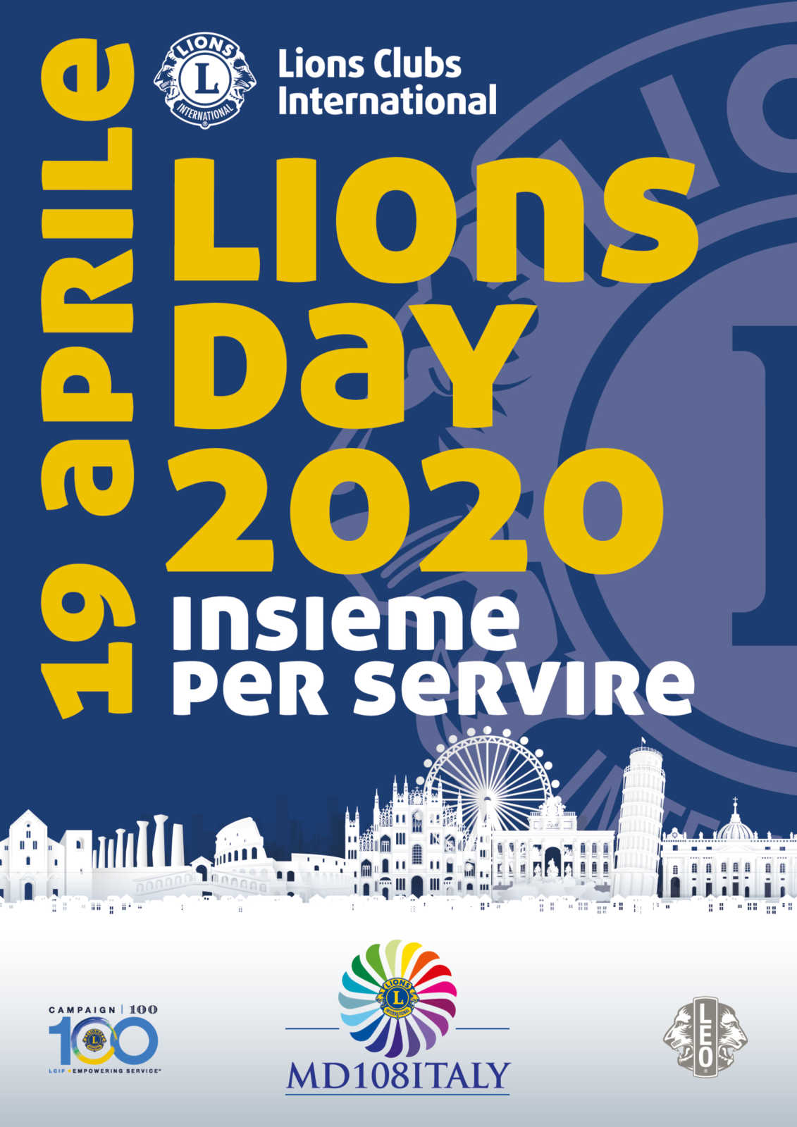 19 aprile 2020 Lions Day del MD108 ITALY! Lions Club International