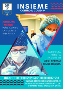 leo brescia donazione respiratori coronavirus lions