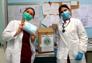 lions vasto donazione mascherine ospedale san pio